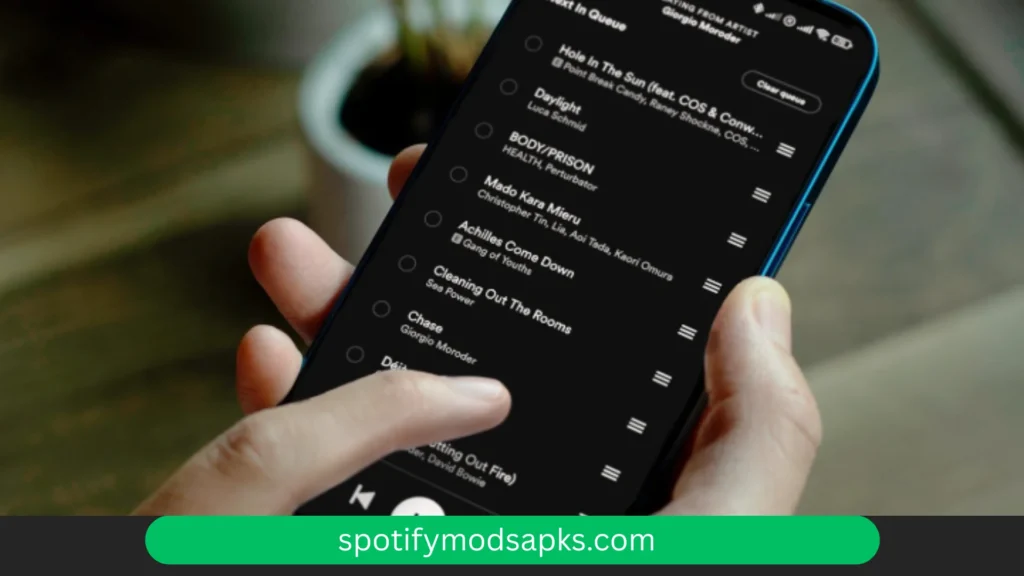 Organize the Listening Queue in Spotify